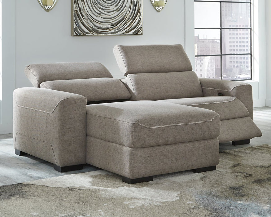 Mabton 2-Piece Power Reclining Sectional with Chaise