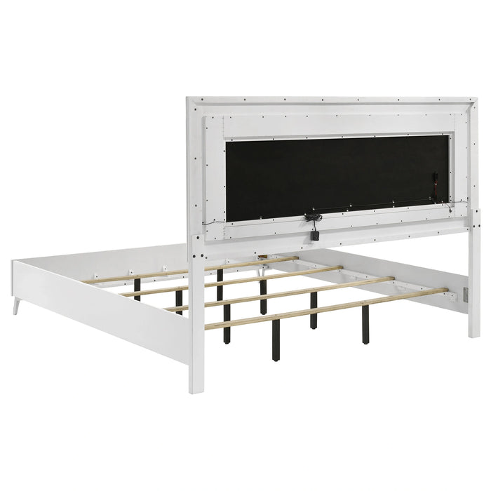 Cassia Panel Bed with LED Lighting