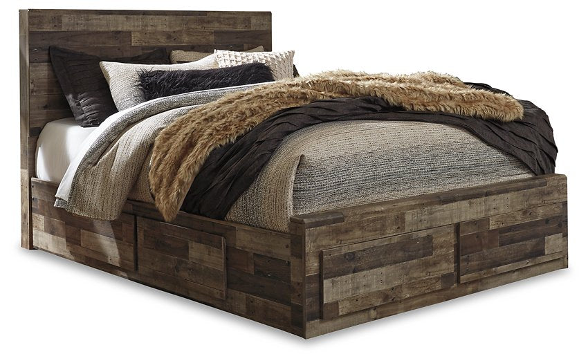 Derekson Bed with 6 Storage Drawers