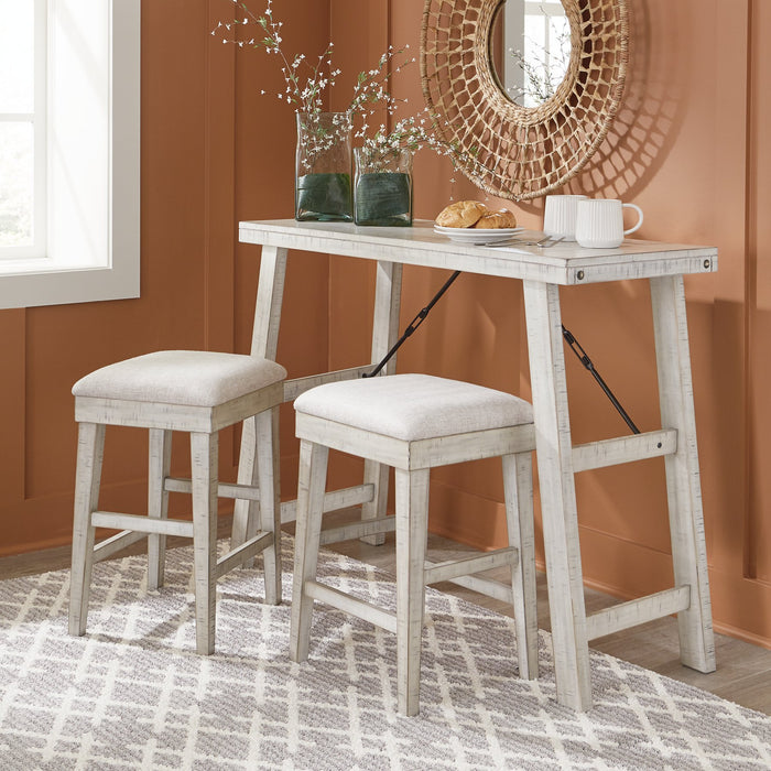 Carynhurst Counter Height Dining Table and Bar Stools (Set of 3)