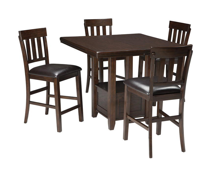Haddigan 5-Piece Counter Height Dining Package