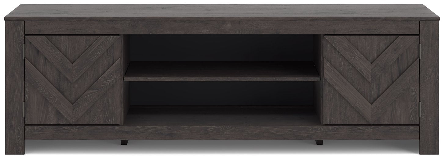 Cayboni 71" TV Stand with Electric Fireplace