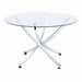 Walsh Contemporary Chrome Dining Table image