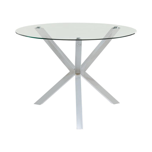 Vance Contemporary Chrome Dinette Table image