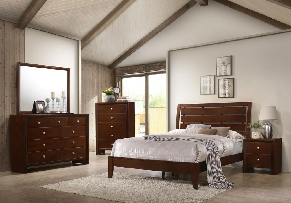 Serenity Rich Merlot California King Five Piece Bedroom Set image