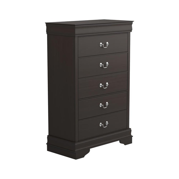Louis Philippe Five Drawer Chest image