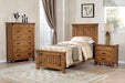 G205261T S4 Brenner Rustic Honey Twin Four Piece Set image