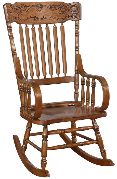 Traditional Wooden Rocking Chair image