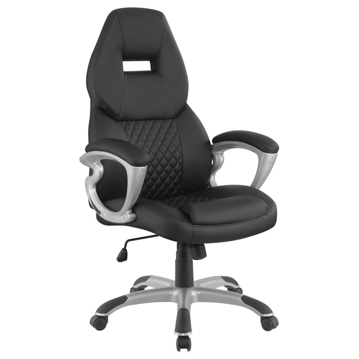 Transitional Black High Back Office Chair image