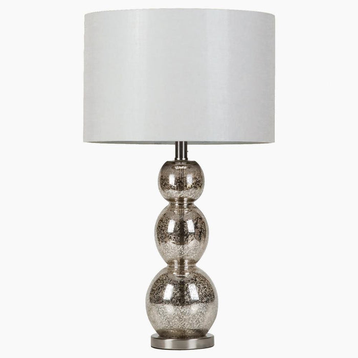 Transitional Antique Silver Lamp image