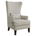 Traditional Cream Accent Chair image