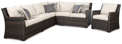 Easy Isle Easy Isle Nuvella 3 Piece Sectional and Lounge Chair image